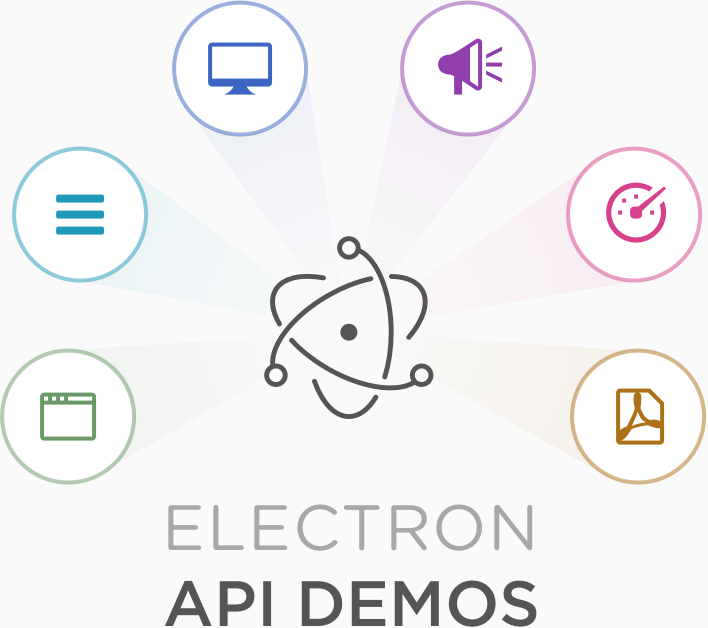 Screenshot of Electron API Demos app